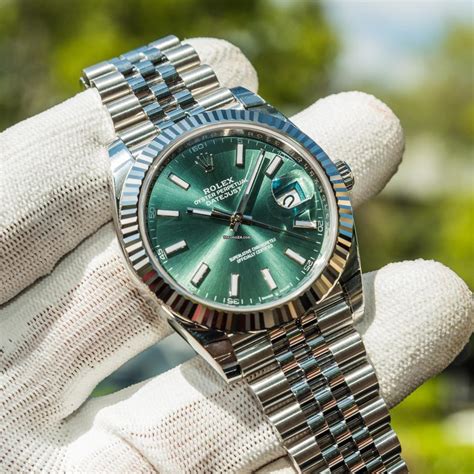 date just rolex green|Rolex Datejust green price.